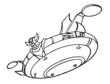 Silhouette style Vaisseau