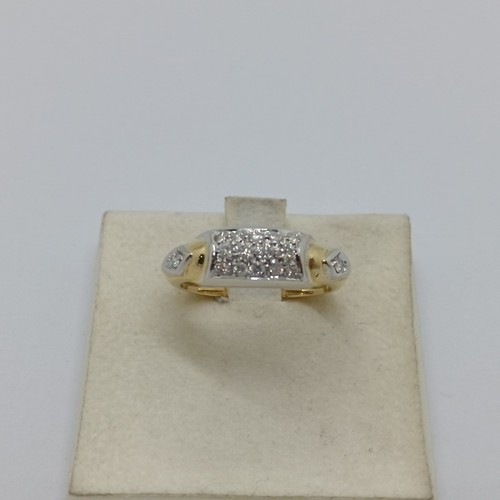 Bague femme vintage 18kt - or,