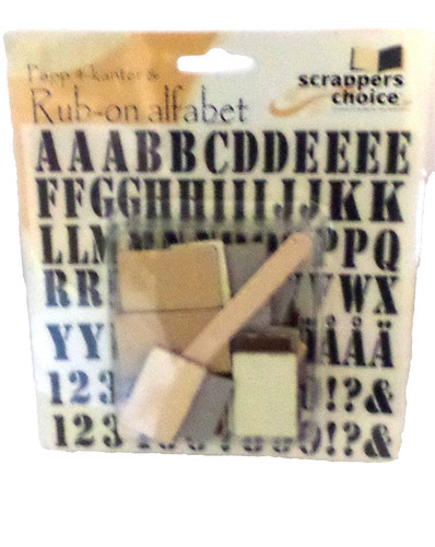 Kit transfert alphabet - transfert,