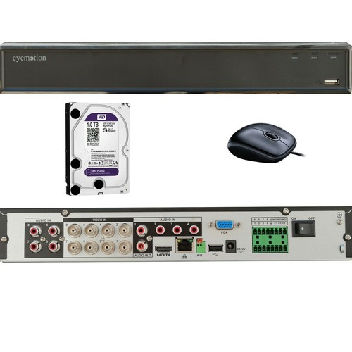 Dvr entrées bnc analogiques - entrées,