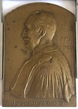 MÉDAILLE PLAQUE EN BRONZE