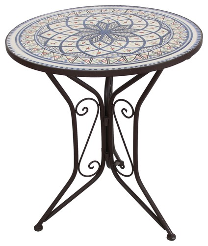 Table appoint mare mosaïque - table,