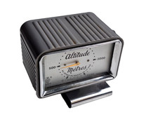 Ancien altimètre de voiture