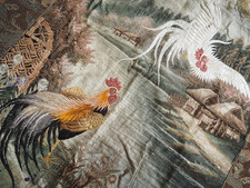 Antique Japanese Meiji Silk