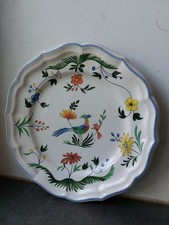 ASSIETTE GIEN ANCIENNE SIGNÉE