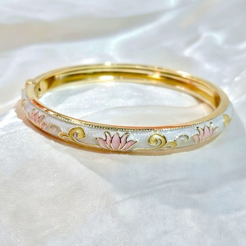 Bracelet jonc rigide - , doré