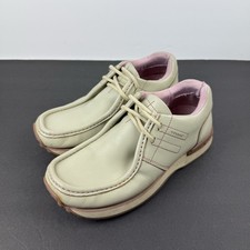 Vintage Kickers Shoes 39 Womens Lace Up Leather Moccasin Style Comfort Portuga