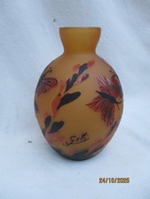 Vase signé GALLE TIP Décor