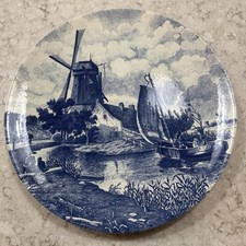 Large 13” Delfts Blauw Holland No. 24 Chemkefa Weisenbruch Decorative Plate
