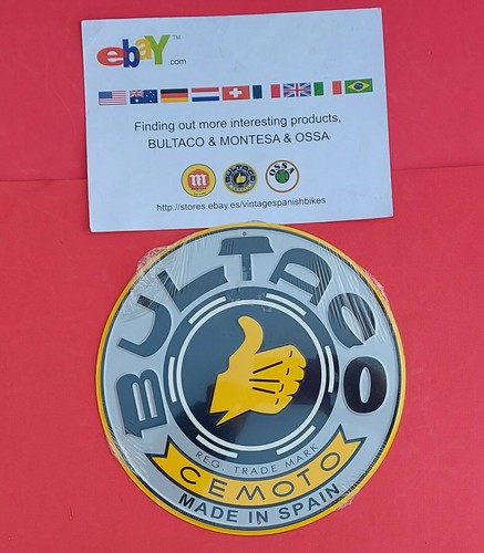 Plaque alliage bultaco - plaque,