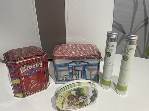 Lot boîtes métalliques - de,