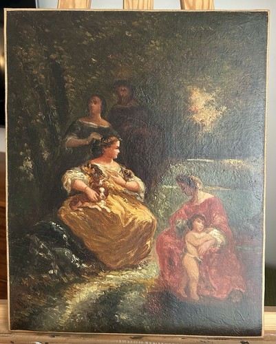 Tableau ancien xixème - ancien,