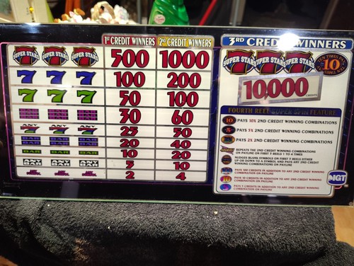 Igt slot machine top glass - machine,