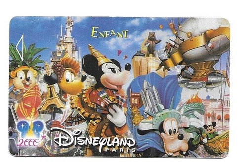 Rare passeport euro disney - rare,