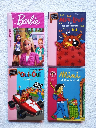 Lot bibliothèque rose dès - 4,