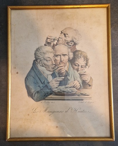 Lithographie ancienne xix ème - xix,