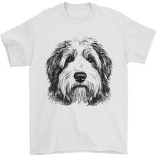 Vieux Anglais Chien Berger Chien T-Shirt 100% Coton