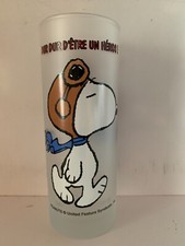 VERRE VINTAGE SNOOPY DUR DUR
