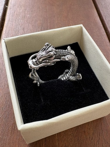 Chevalière bague dragon - chevalière,