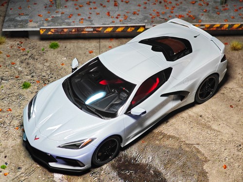 Chevrolet corvette grey - chevrolet,