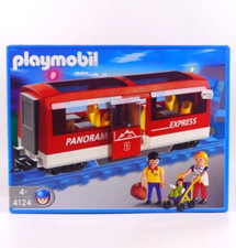 Playmobil 4124 Rail Car 100% Complete in Box