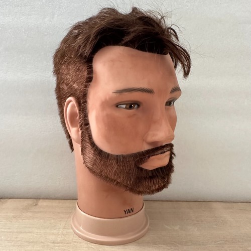 Tête mannequin homme - homme, barbu