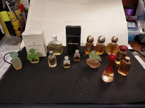 Lot miniatures parfum grès - lot,