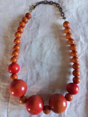 Collier perles rondes en - de,