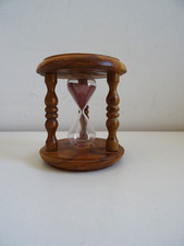 Sablier horloge à sable bois
