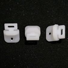 Lot 10  embout arrêt pour rail de rideau à glisser butée fin de course blanc