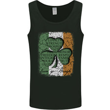 St Patricks Day Shamrock 3 Leaf Clover Mens Vest Tank Top