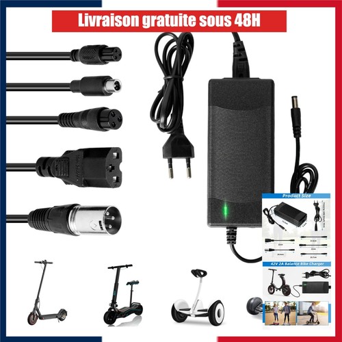 Chargeur 42v trottinette - chargeur,