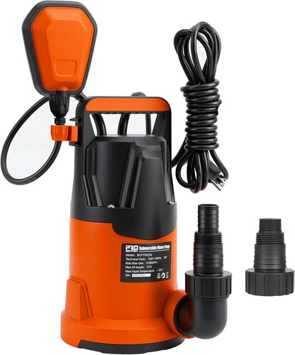 1hp 3700gph submersible clean - 1hp,