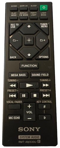 Genuine rmt am330u sony - genuine, rmt-am330u