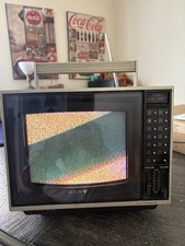 Vintage Sony KV-8100 KV8100 Trinitron Portable Color TV Works GREAT!