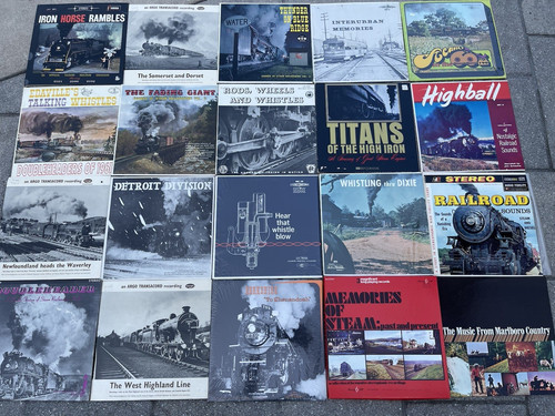 Vintage steam engine sounds - 19,