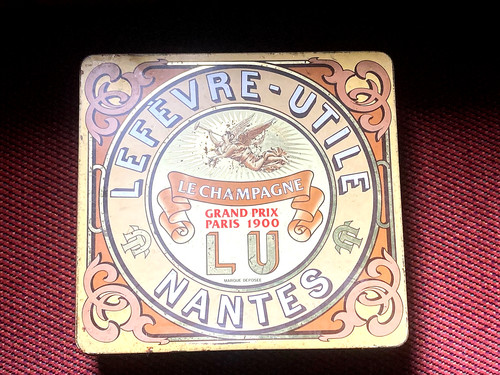 Ancienne boite biscuits - ancienne,