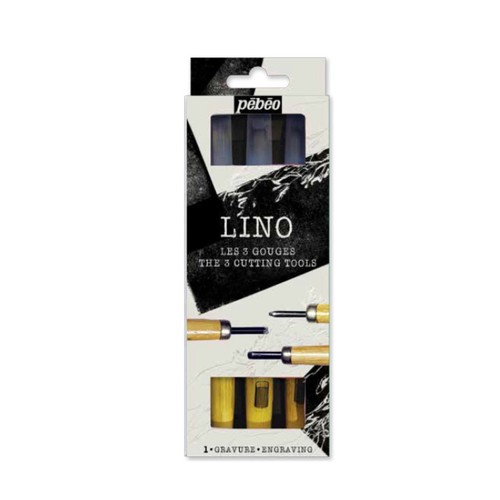 Gouges pour linogravure 3 - -,