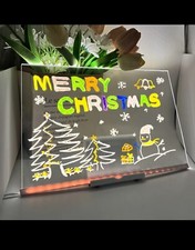 Tableau Acrylique LED 20X30cm coloriage jeux créatifs éducatifs 