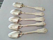 SOLID SILVER SPOONS 18th RAT TAIL 18th Sterling Rat Tail Spoons