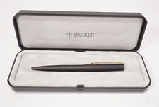 Parker Ballpoint Pen Original Design Vintage Matte Black With Gold Clip