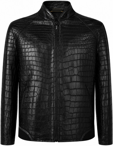 Veste cuir imprimé - en,
