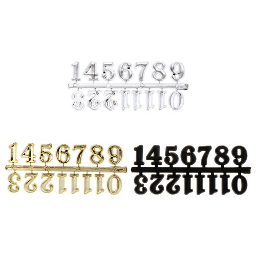 Reusable plastic clock - clock, number