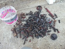 Farmall 656 Rowcrop High Utility tractor IH box of nuts bolts parts pieces