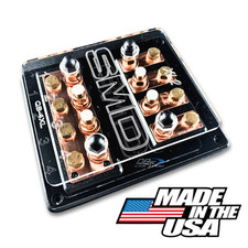 SMD Quad XL2 4 Spot ANL Distribution Fuse Block - Oxygen-Free Copper Hardware
