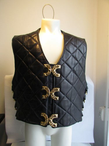 Boléro vintage pelessimo cuir - boléro,