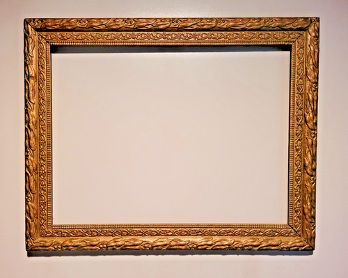 Ancien cadre vitre - ancien, bois