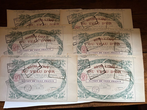 Lot actions titres - lot, 6