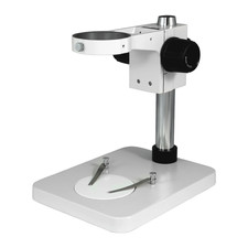 Microscope Post Stand, 76mm Coarse Focus Rack (Small) White