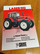 Same Laser 110 Tractor Tractor Brochure Booklet 37